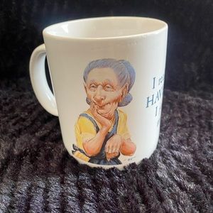 Leanin Tree vintage signed whimsical Ceramic Coffee mug